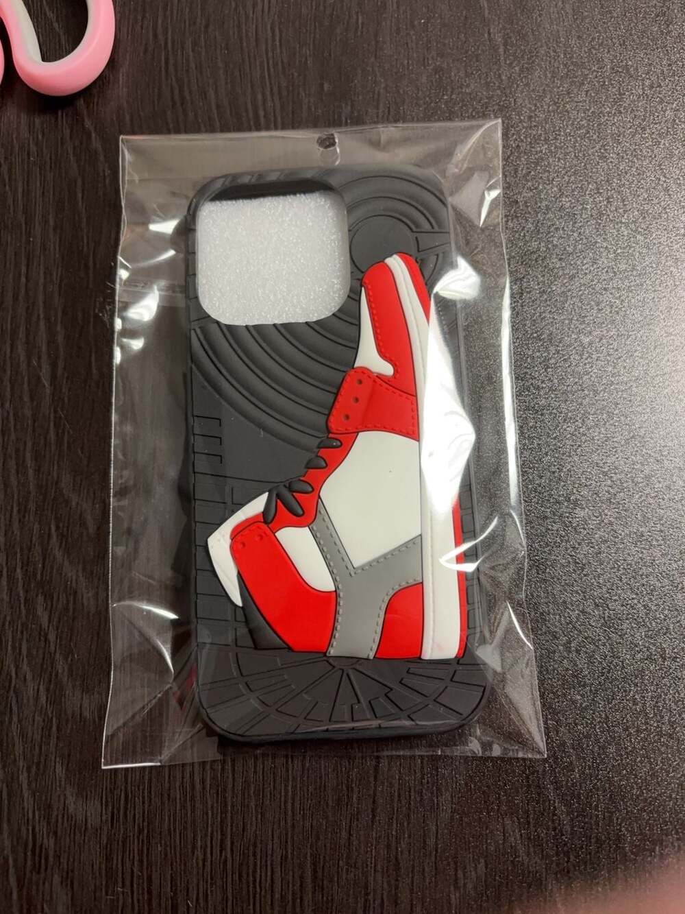 3D Sneaker Design Silicone Phone Case for iPhone 16 Pro